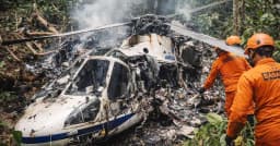 ইন্দোনেশিয়ায় হেলিকপ্টার বিধ্বস্ত, ৮ যাত্রীর সবাই নিহত