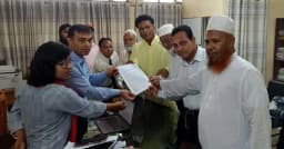 ঝিনাইদহে রেল লাইনসহ বিভিন্ন দাবীতে প্রধানমন্ত্রী বরাবর স্মারকলিপি