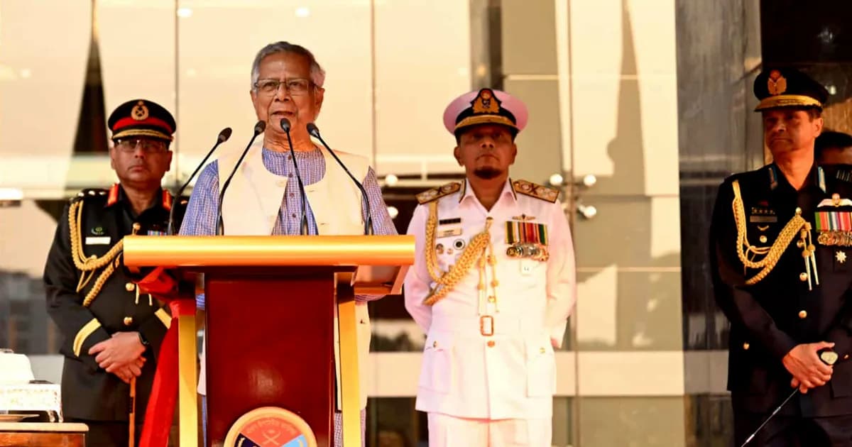 নির্বাচনের মাধ্যমে আমরা নতুন বাংলাদেশের পথে যাত্রা করব: ড. ইউনূস