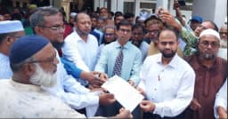 লালমনিরহাট জামায়াতের ৫ দফা দাবিতে স্মারকলিপি
