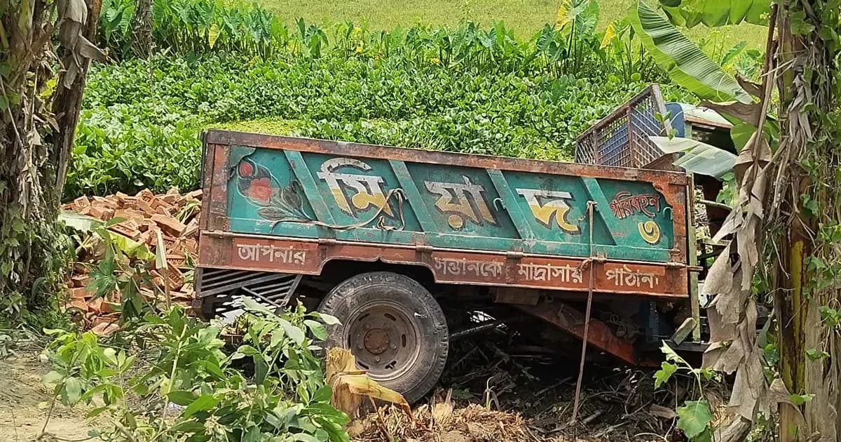 রাজাপুরে নিয়ন্ত্রণ হারিয়ে ইটবোঝাই ট্রলি খাদে, হেল্পার নিহত
