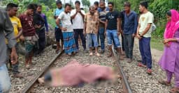 অভয়নগরে ট্রেন-ট্রাক সংঘর্ষে ট্রাকচালকের মৃত্যু