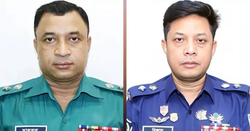 ফেনী ও পঞ্চগড়ের দুই আলোচিত পুলিশ সুপারকে প্রত্যাহার