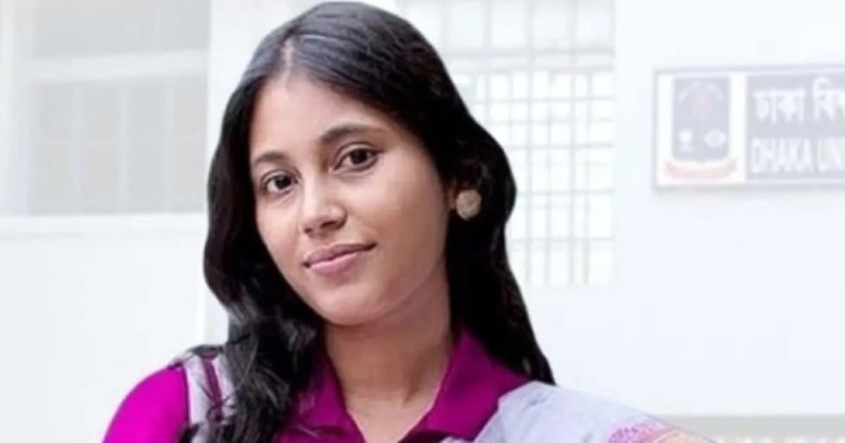 ইনকিলাব মঞ্চ ব্যতীত কারও প্ররোচনায় পা দেবেন না: ডাকসু নেত্রী জুমা