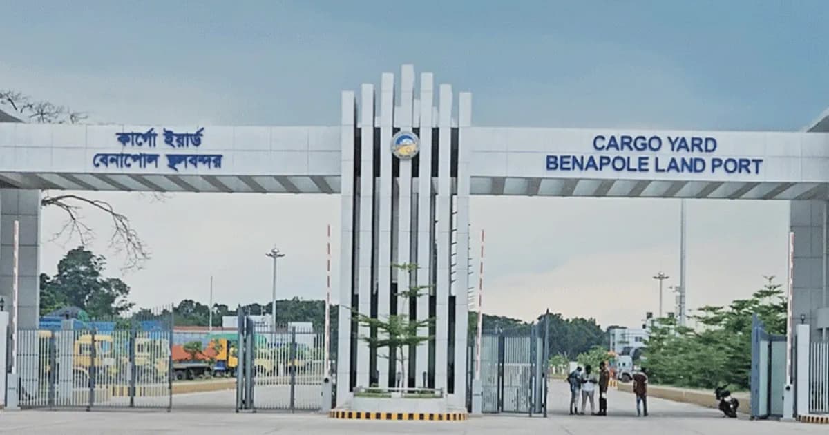 বেনাপোল স্থলবন্দরে ক্রেনের তার ছিড়ে শ্রমিকের মৃত্যু