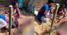 সাপের কামড়ে মৃত নারীকে ‘জীবিত’ করতে কবরের পাশে ওঝার ঝাড়ফুঁক