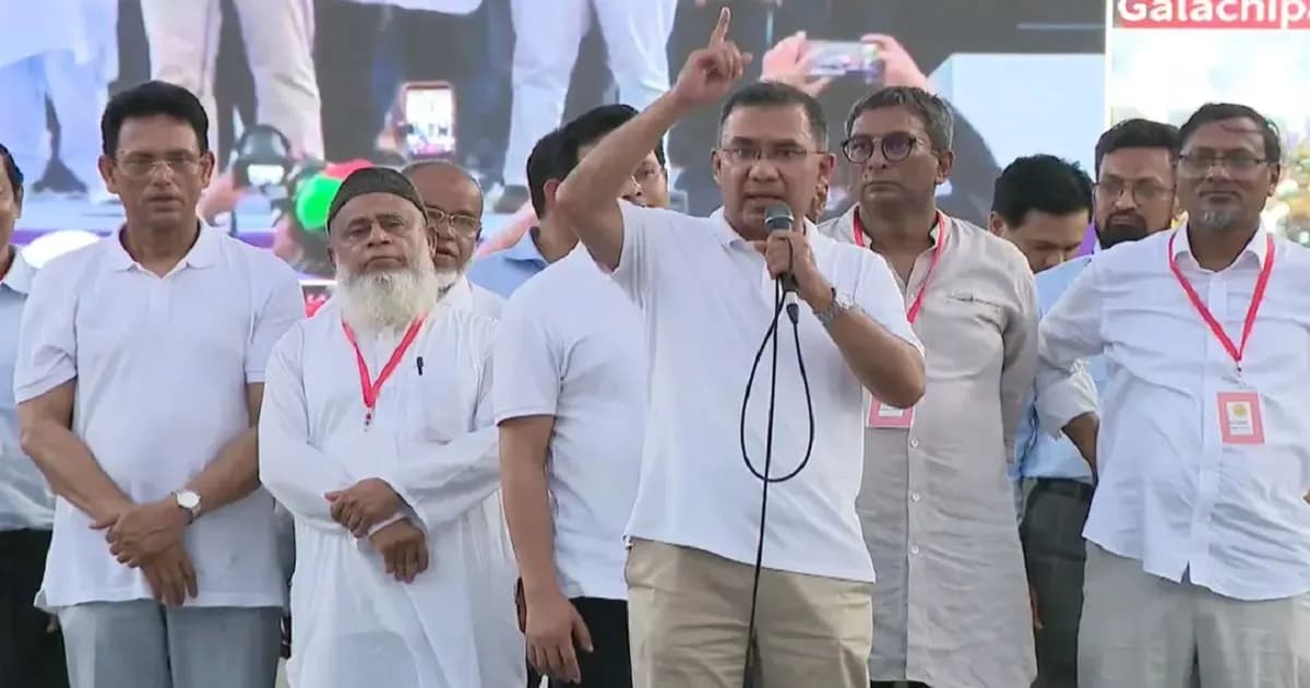 রাজনৈতিক অরাজকতা করতে চাইলে আমরা বসে থাকবো না: তারেক রহমান
