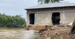 রাক্ষুসী কন্টিনালা নদীর ভাঙনের আতঙ্কে মৌলভীবাজার