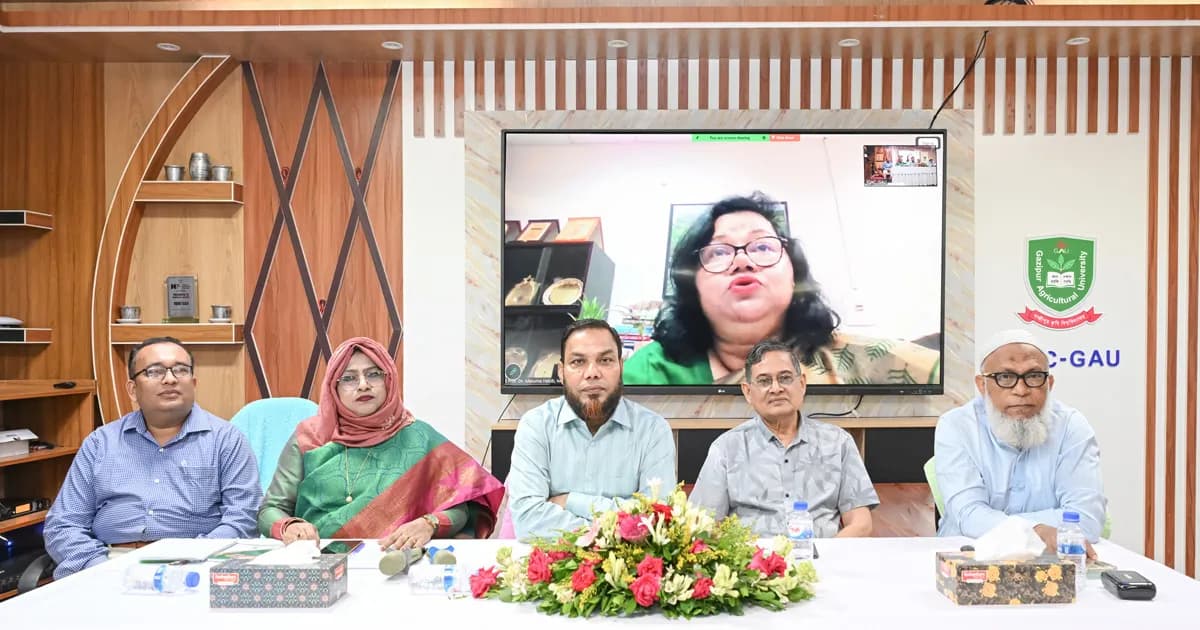 উদ্ভাবনে সুরক্ষা না থাকলে অগ্রগতি থেমে যাবে: গাকৃবি ভিসি