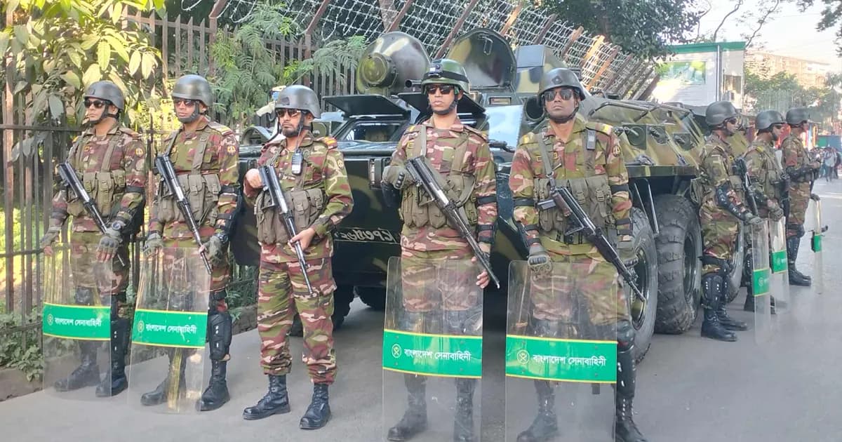 আদালতপাড়ায় কড়া নিরাপত্তা, চার বাহিনীর নজরদারি ও তল্লাশি