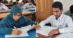 একই সঙ্গে এসএসসি পরীক্ষা দিচ্ছেন মা ও ছেলে