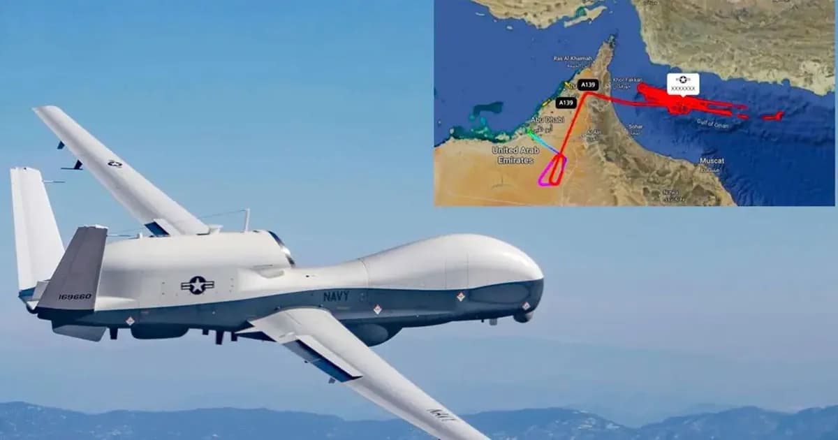 হরমুজ প্রণালিতে ২৪ কোটি ডলারের মার্কিন ড্রোন বিধ্বস্ত