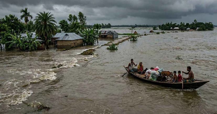 হাওর অঞ্চলের ৮ পয়েন্টে পানির স্তর বিপৎসীমার ওপরে, বাড়ছে বন্যার শঙ্কা