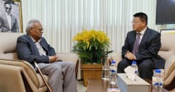 চীনা রাষ্ট্রদূতের সঙ্গে রুহুল কবির রিজভীর সাক্ষাৎ