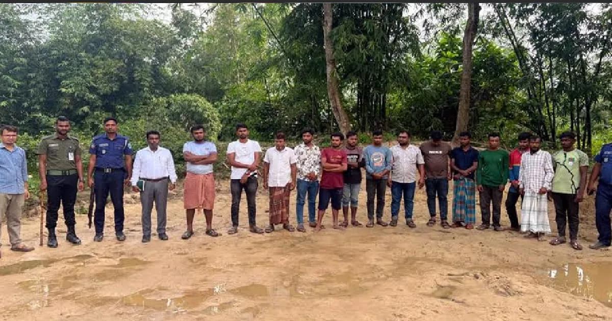 চুনারুঘাটে সিলিকা বালু উত্তোলনের দায়ে ১৪ জনের কারাদণ্ড