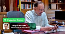 প্রধানমন্ত্রীকে মালয়েশিয়া সফরের আমন্ত্রণ জানালেন আনোয়ার ইব্রাহিম