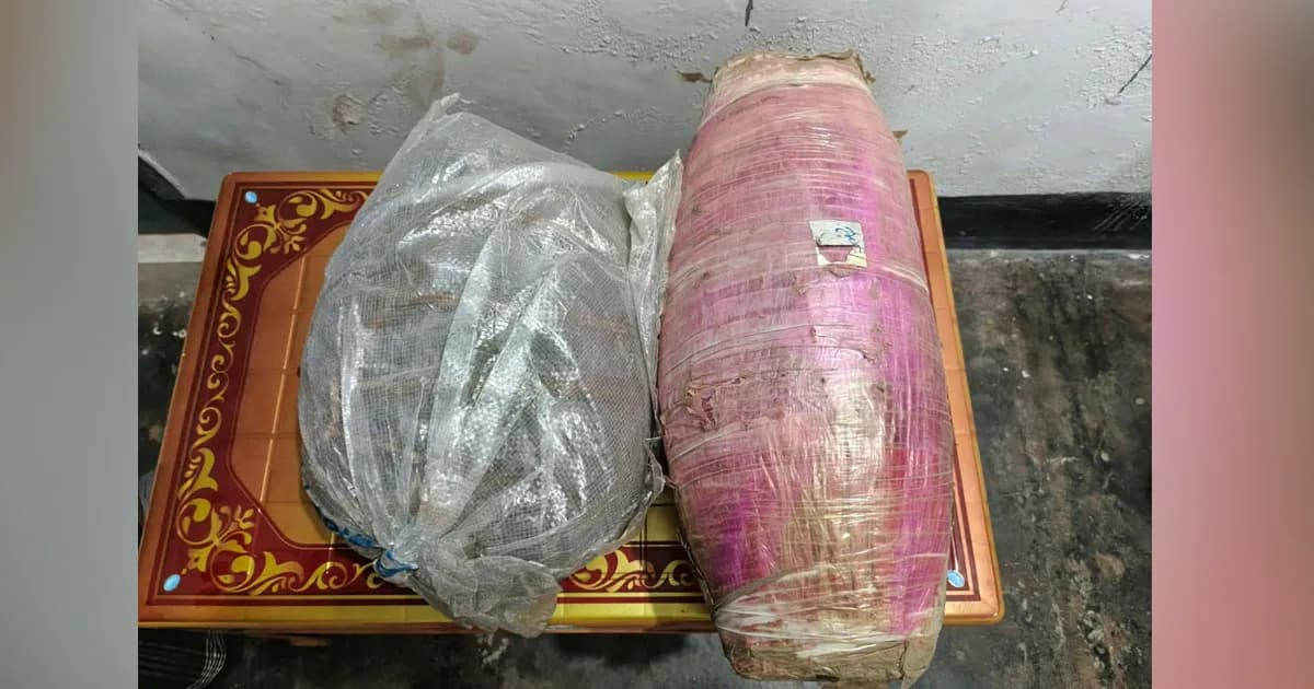 রাজারহাটে আলুভর্তি পিকআপে ৯ কেজি গাঁজা উদ্ধার