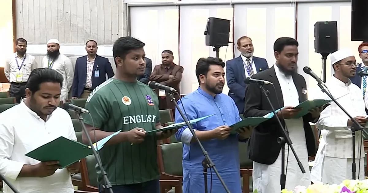 দুটি শপথই নিয়েছেন এনসিপির নির্বাচিত এমপিরা