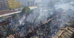 গাজীপুরের ৩ কলোনি আগুনে পুড়ে ছাই