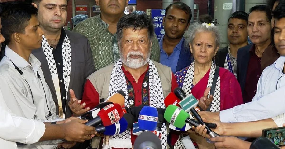দেশে ফিরেই ফিলিস্তিনকে নিয়ে বার্তা দিলেন শহিদুল আলম