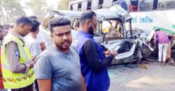 বরিশালে বাস-মাইক্রোবাসের সংঘর্ষ, নিহত ২