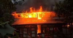 শিশুকে ধর্ষণচেষ্টার অভিযোগ, অভিযুক্তের বাড়িতে আগুন