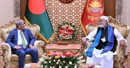 রাষ্ট্রপতির সঙ্গে বীর মুক্তিযোদ্ধা কাদের সিদ্দিকীর সৌজন্য সাক্ষাৎ