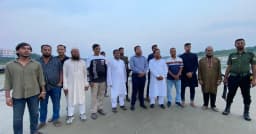 খোকসা গড়াই নদীতে ‘মিনি কক্সবাজার’ নির্মাণের উদ্যোগ, পরিদর্শনে ইউএনও