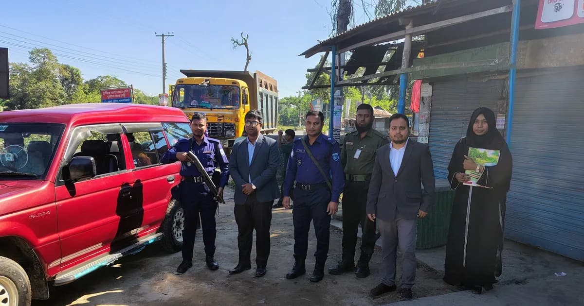 লালমনিরহাটে বায়ু ও শব্দ দূষণ রোধে অভিযান