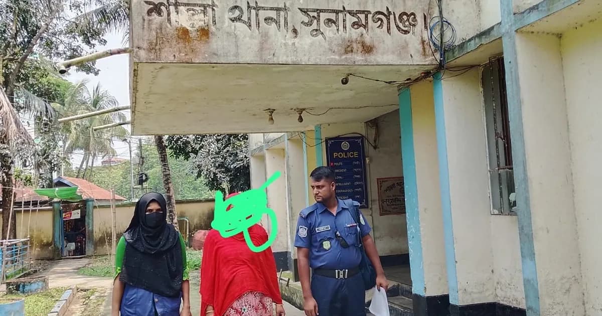 শাল্লায় ৭০ লিটার চোলাই মদসহ নারী গ্রেফতার