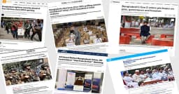 নির্বাচন ও গণভোট ঘিরে আন্তর্জাতিক গণমাধ্যমের নজর বাংলাদেশে