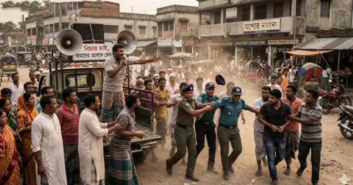 মসজিদের মাইকে ঘোষণা দিয়ে পুলিশের হাত থেকে আসামি ছিনতাই!