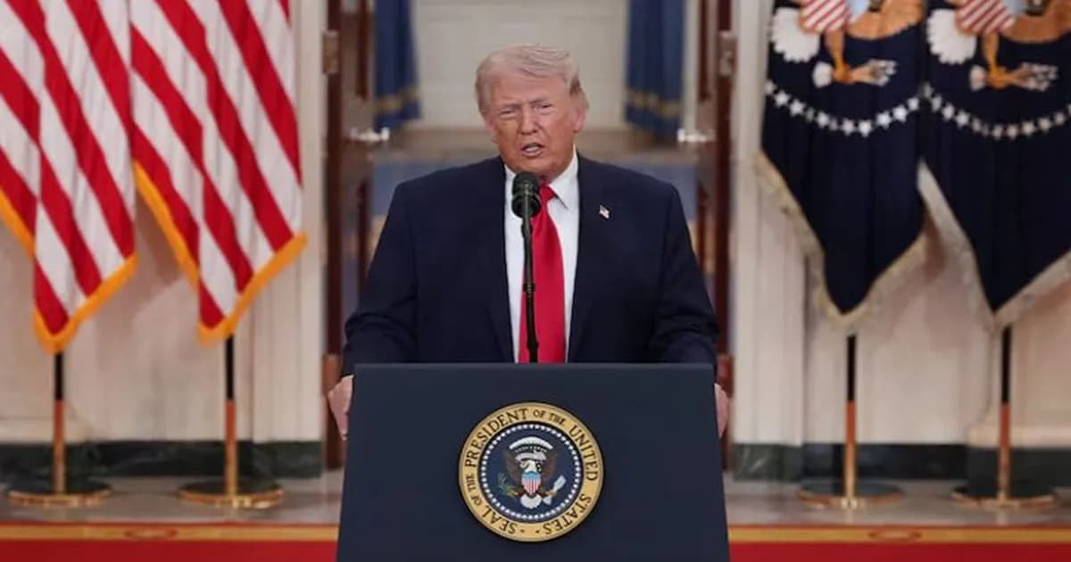 ট্রাম্পের ভাষণের পর শেয়ারবাজারে পতন দীর্ঘস্থায়ী হওয়ার ইঙ্গিত