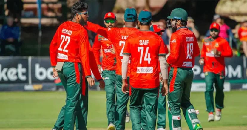 দ্বিতীয় ম্যাচে রিশাদের ঘূর্ণিতে জিম্বাবুয়েকে হারাল বাংলাদেশ