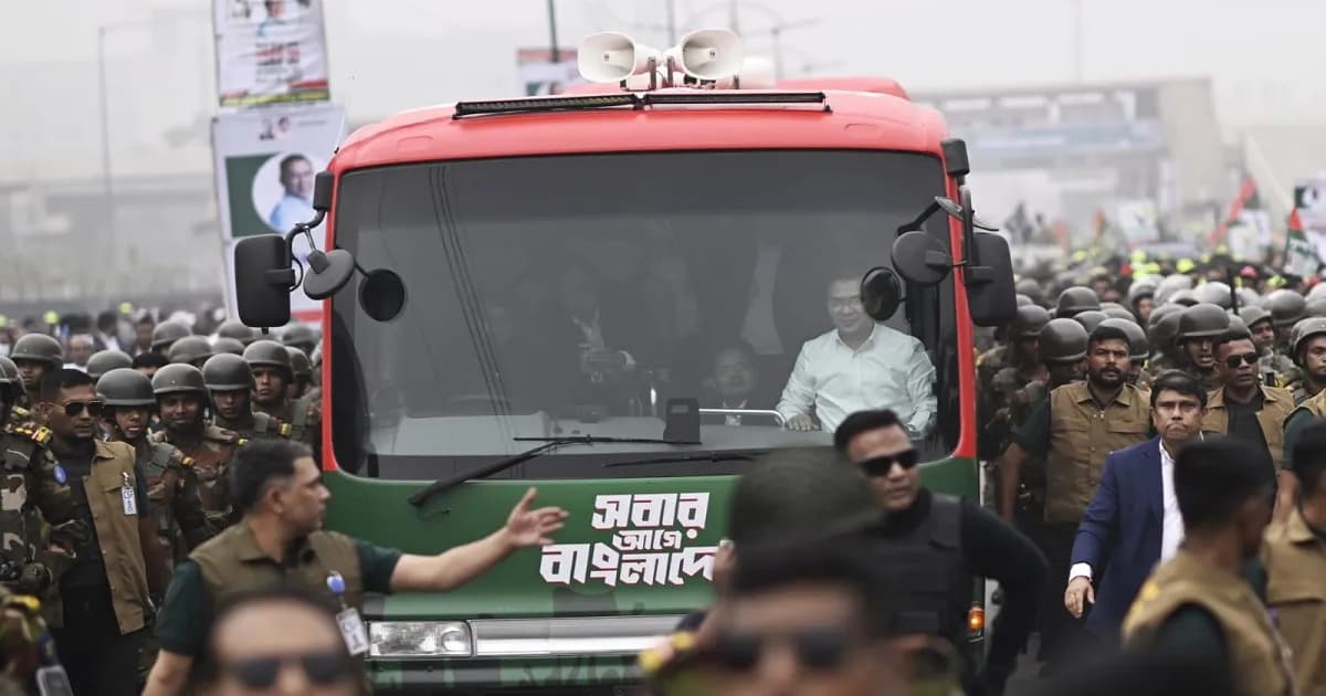 লাখো কণ্ঠের উচ্ছ্বাসে দেশে স্বাগত জানানো হলো তারেক রহমানকে