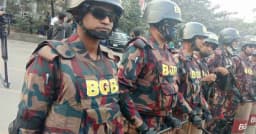 নির্বাচন কমিশন কার্যালয়ের সামনে বিজিবি মোতায়েন