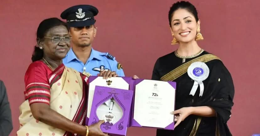 জাতীয় চলচ্চিত্র পুরস্কার পেয়ে আবেগাপ্লুত ইয়ামি গৌতম