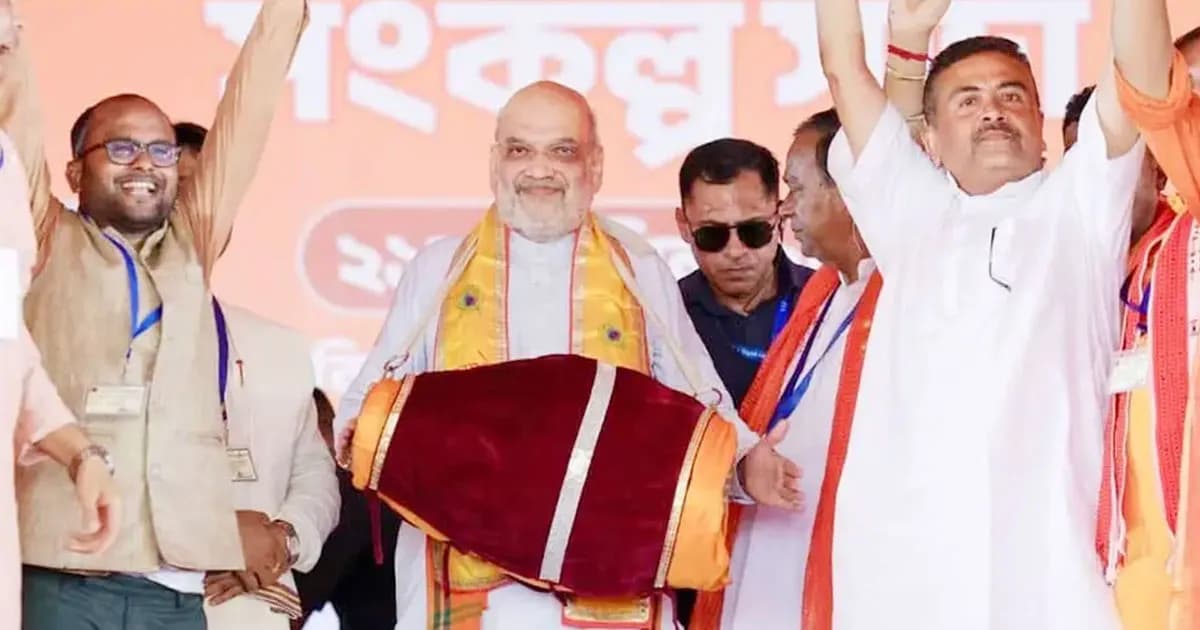 পশ্চিমবঙ্গ বিধানসভা নির্বাচনে বড় ব্যবধানে এগিয়ে বিজেপি
