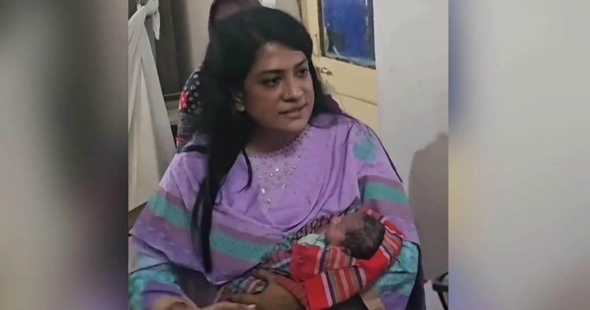 নগরকান্দায় মানসিক ভারসাম্যহীন মা ও নবজাতকের দায়িত্ব নিল প্রশাসন