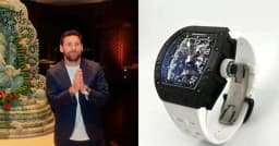 ভারতে ১৫ কোটি টাকার বিরল ঘড়ি পেলেন মেসি