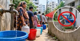 উত্তর বাড্ডায় তীব্র পানির সংকট, নতুন পাম্প বসাতে মিলছে না জায়গা