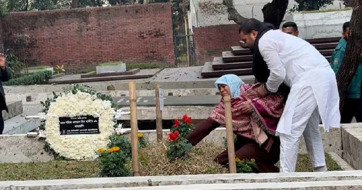 হাদির কবর জিয়ারত করলো পরিবার, কান্নায় ভেঙে পড়েন স্বজনরা