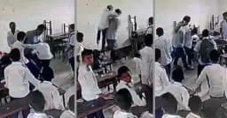 ছেলেকে মারার অভিযোগ, ক্লাসে ঢুকে শিক্ষার্থীকে ৩ বার আছাড়
