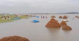 ভারী বৃষ্টি ও পাহাড়ি ঢলে জুড়ীতে ডুবছে কৃষকের স্বপ্ন