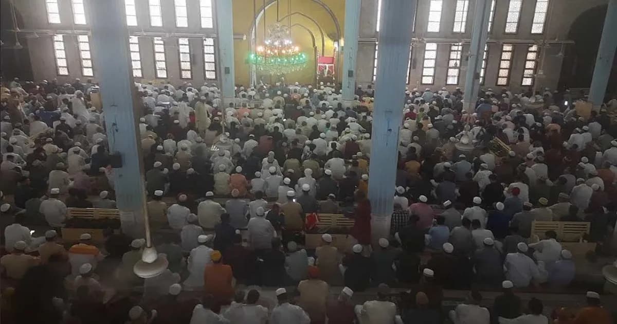 পঞ্চম ও শেষ জামাতেও কানায় কানায় পূর্ণ বায়তুল মোকাররম