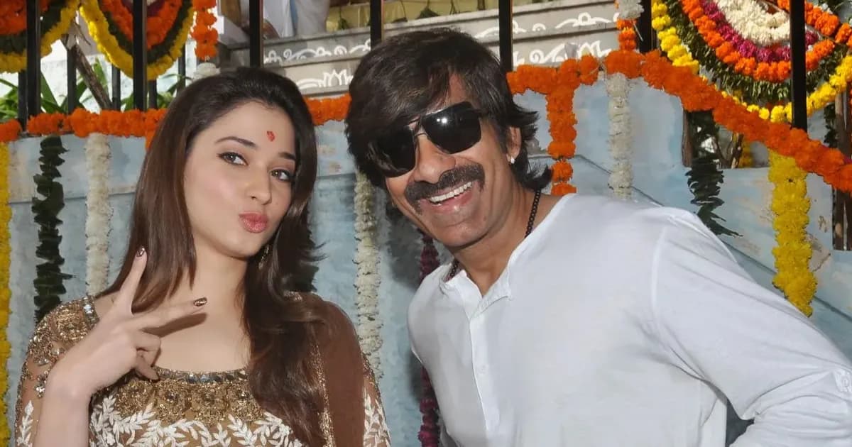 প্রায় এক যুগ পর আবারও একসঙ্গে রবি তেজা ও তামান্না