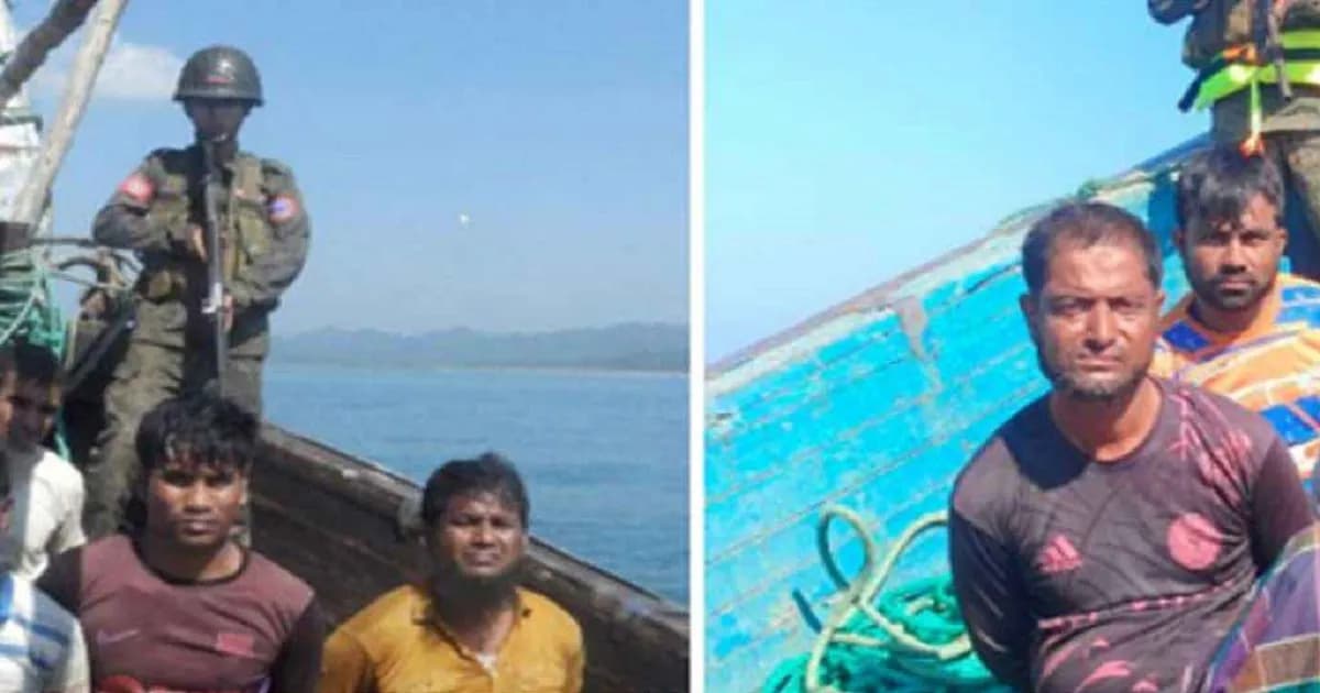 ১৩ বাংলাদেশি জেলেকে ধরে নিয়ে গেছে আরাকান আর্মি