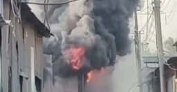 চট্টগ্রামের আকবর শাহে ফোম কারখানায় ভয়াবহ আগুন