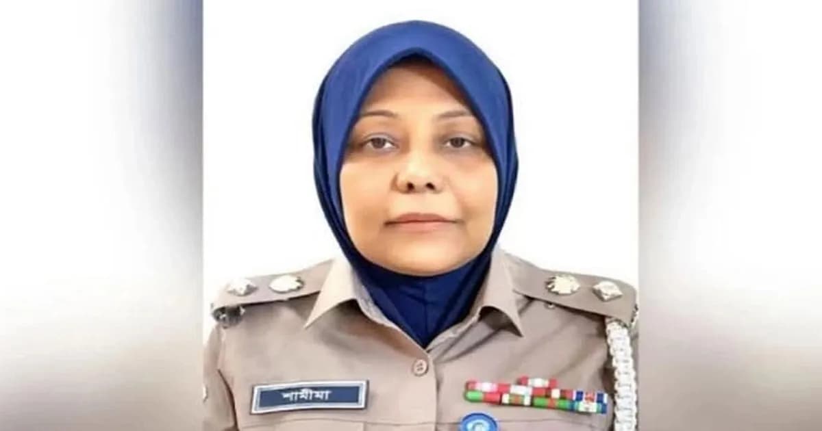 ঢাকার প্রথম নারী এসপি সংসদ সদস্যের স্ত্রী শামীমা পারভীন