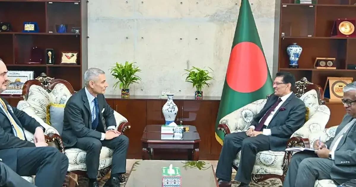 পররাষ্ট্রমন্ত্রীর সঙ্গে বৈঠক ইতিবাচক: মার্কিন সহকারী পররাষ্ট্রমন্ত্রী